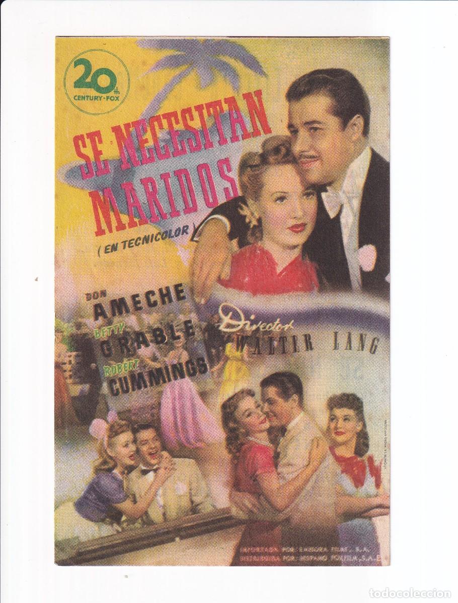 Cine: SE NECESITAN MARIDOS : DON AMECHE - Foto 1