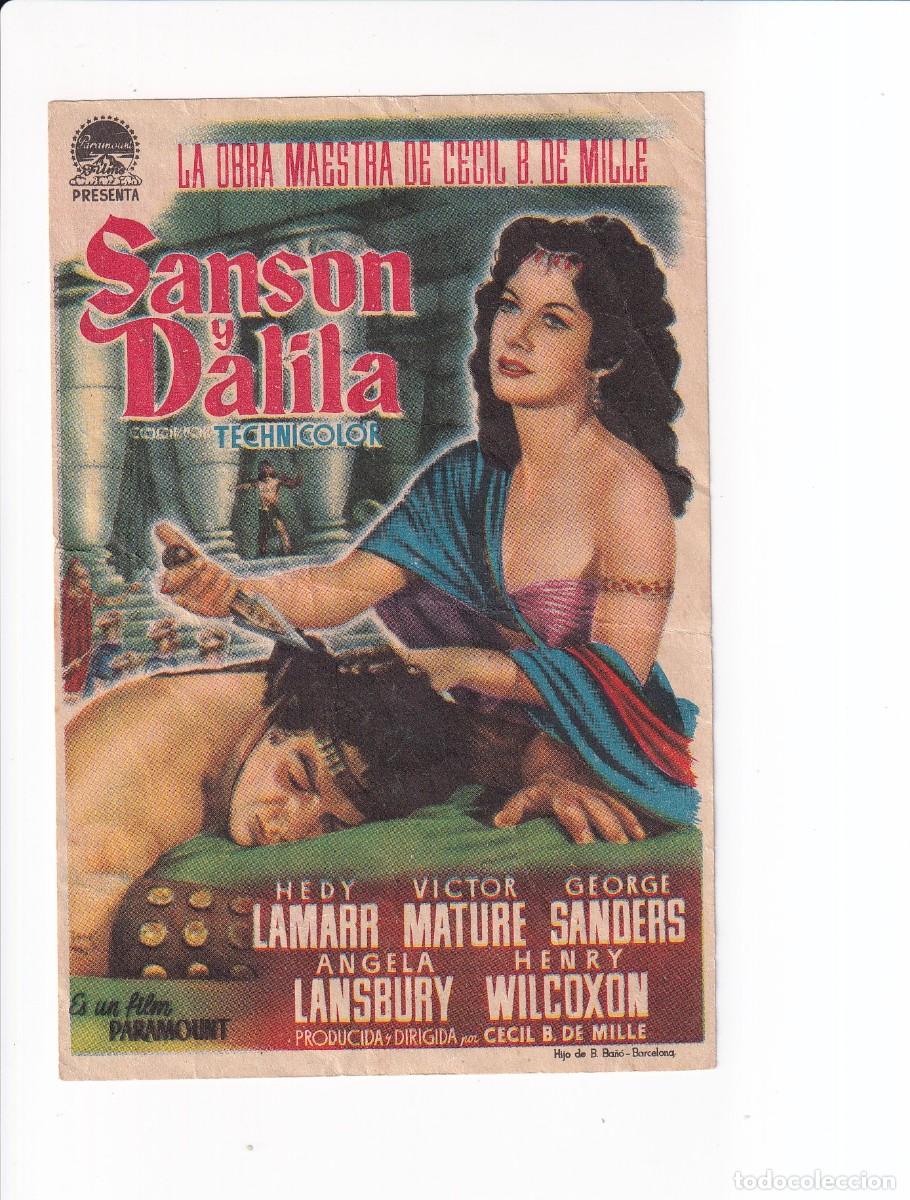 Cine: SANSON Y DALILA : HEDY LAMARR, VICTOR MATURE - Foto 1