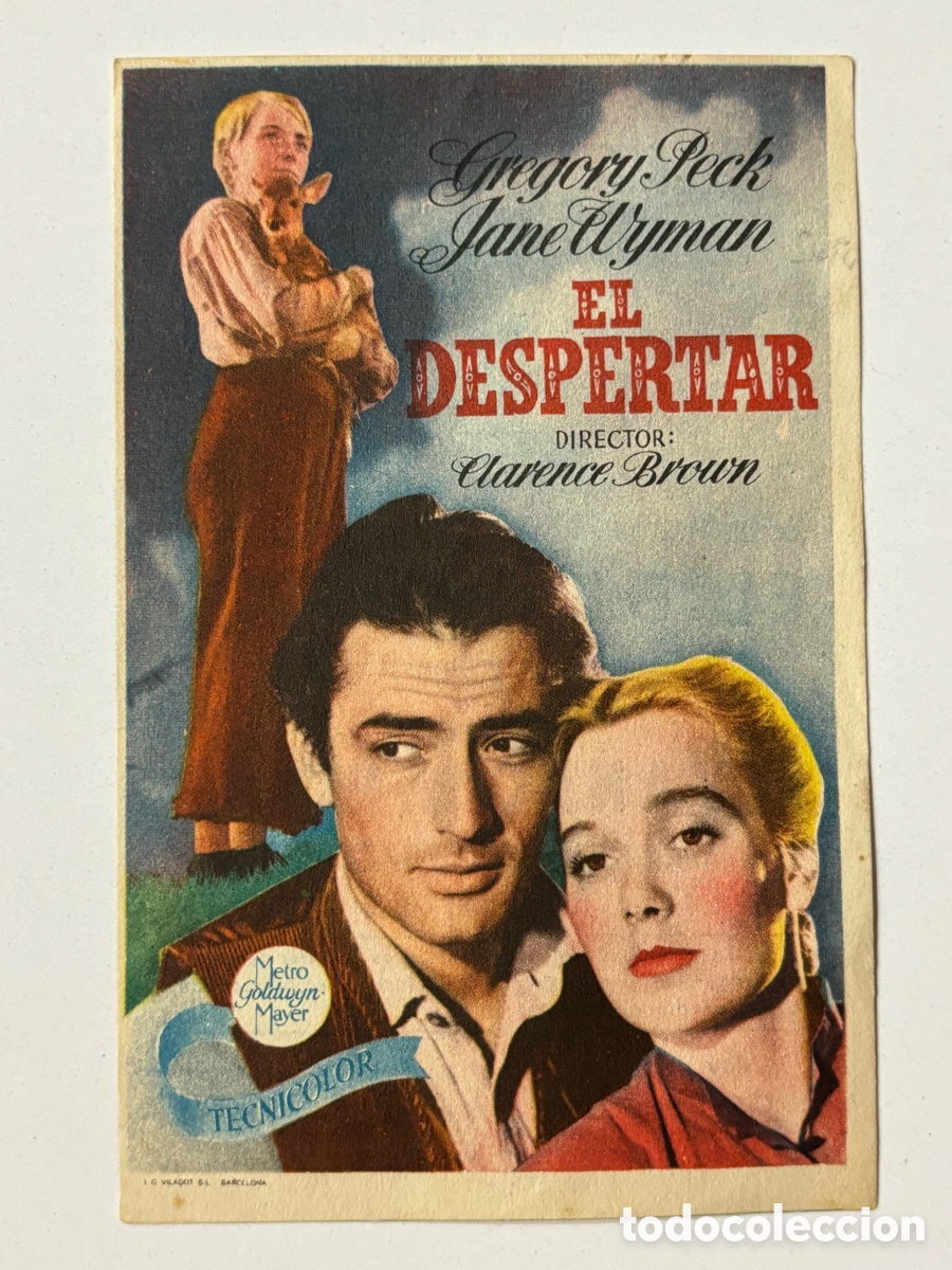 Cine: Programa el despertar gregory peck con publicidad cine Sur Mislata A19 - Foto 1
