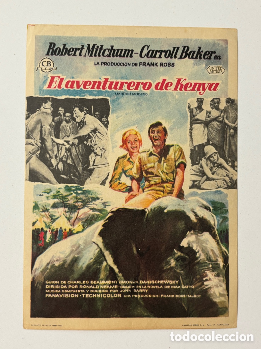 Cine: Programa el aventurero de Kenya Robert mitchum A19 - Foto 1