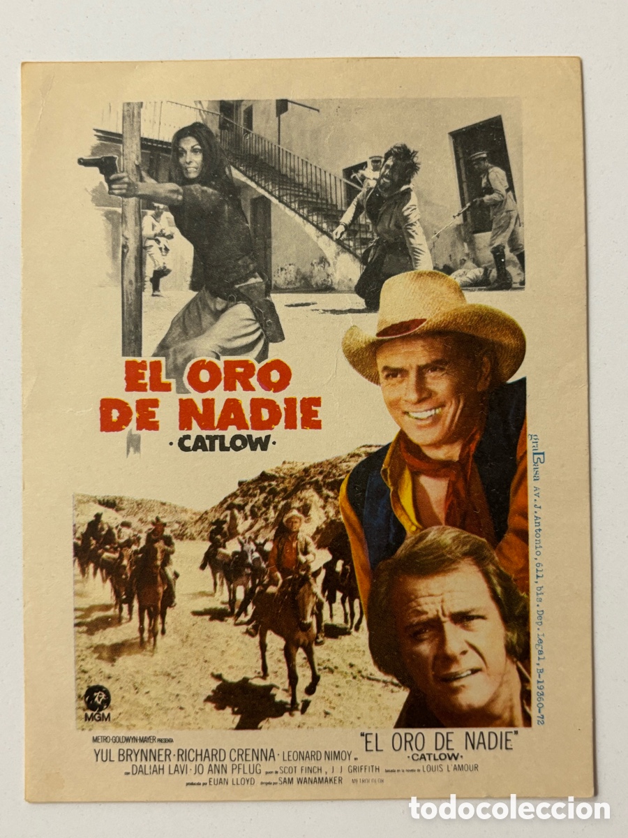 Cine: Programa el oro de nadie yul Brynner A19 - Foto 1