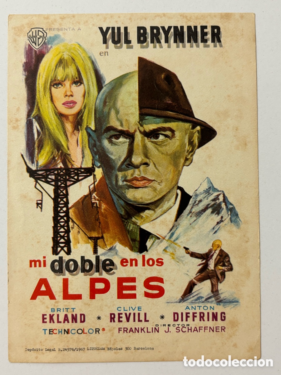 Cine: Programa mi doble en los Alpes Yul Brynner A19 - Foto 1