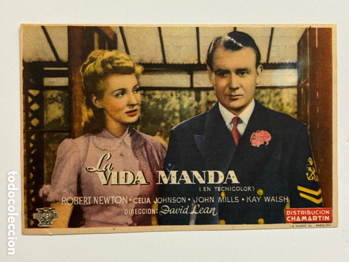 Cine: Programa la vida manda Robert Newton con publicidad cine oriente A19 - Foto 1
