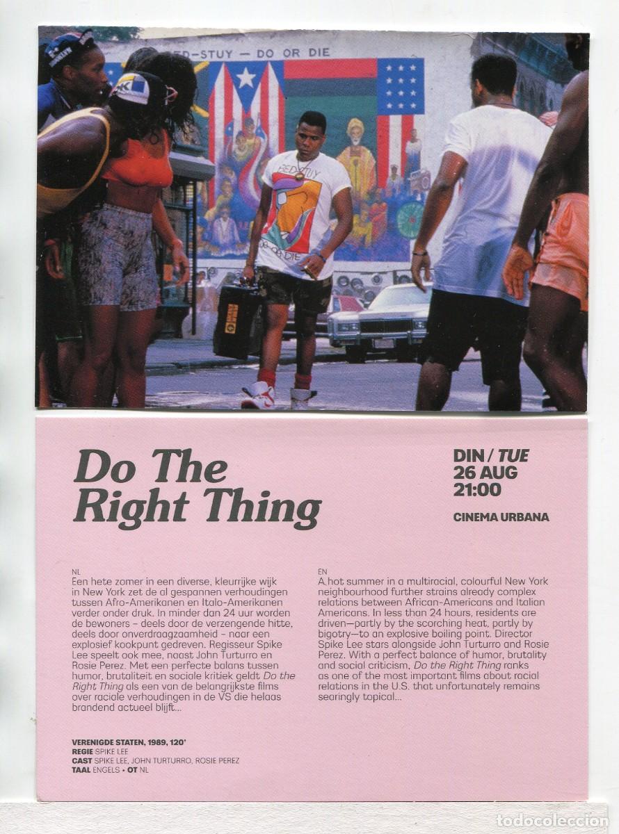 Cine: DO THE RIGHT THING, con Spike Lee. - Foto 1