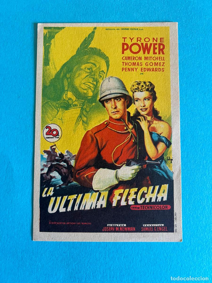 Cine: LA &Uacute;LTIMA FLECHA. Programa Solig&oacute;. Tyrone Power. - Foto 1