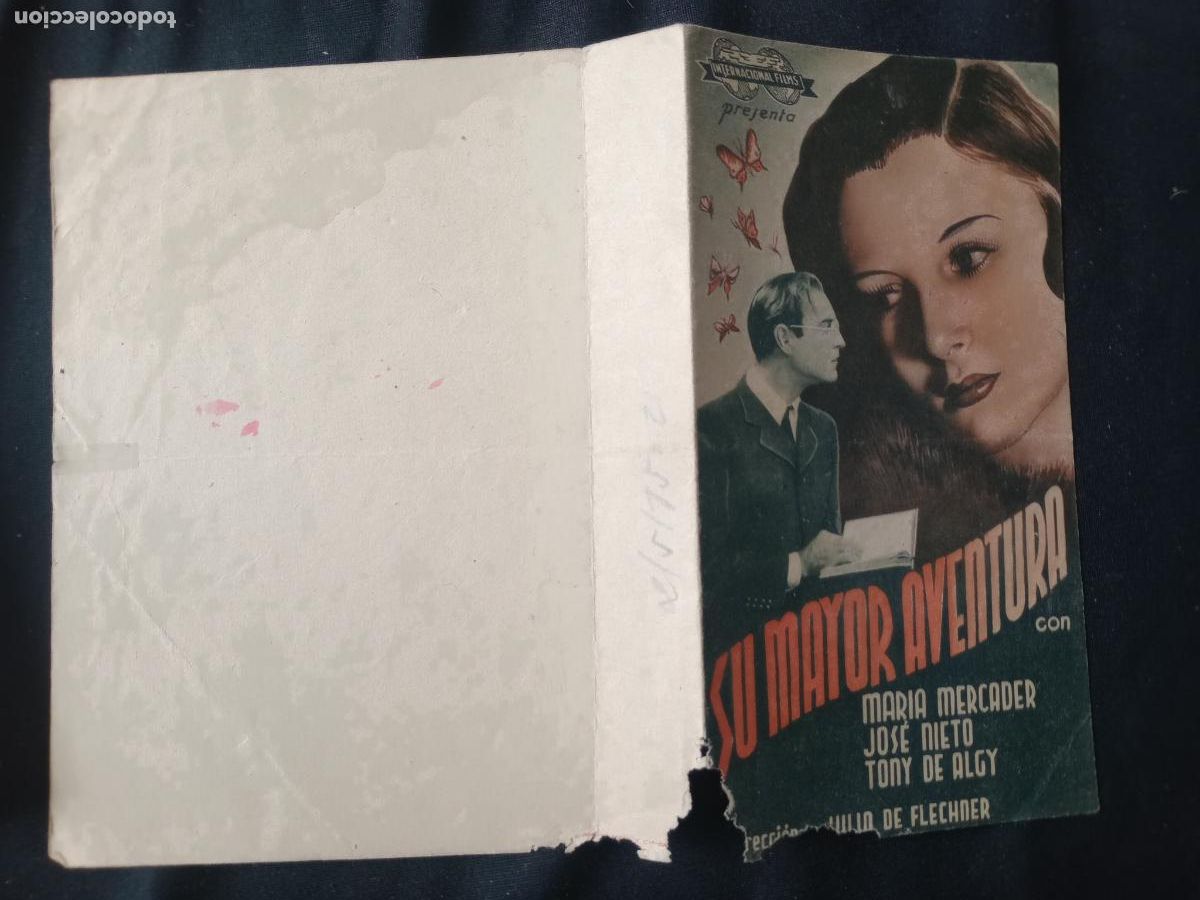 Cine: SU MAYOR AVENTURA 1942 - Foto 1