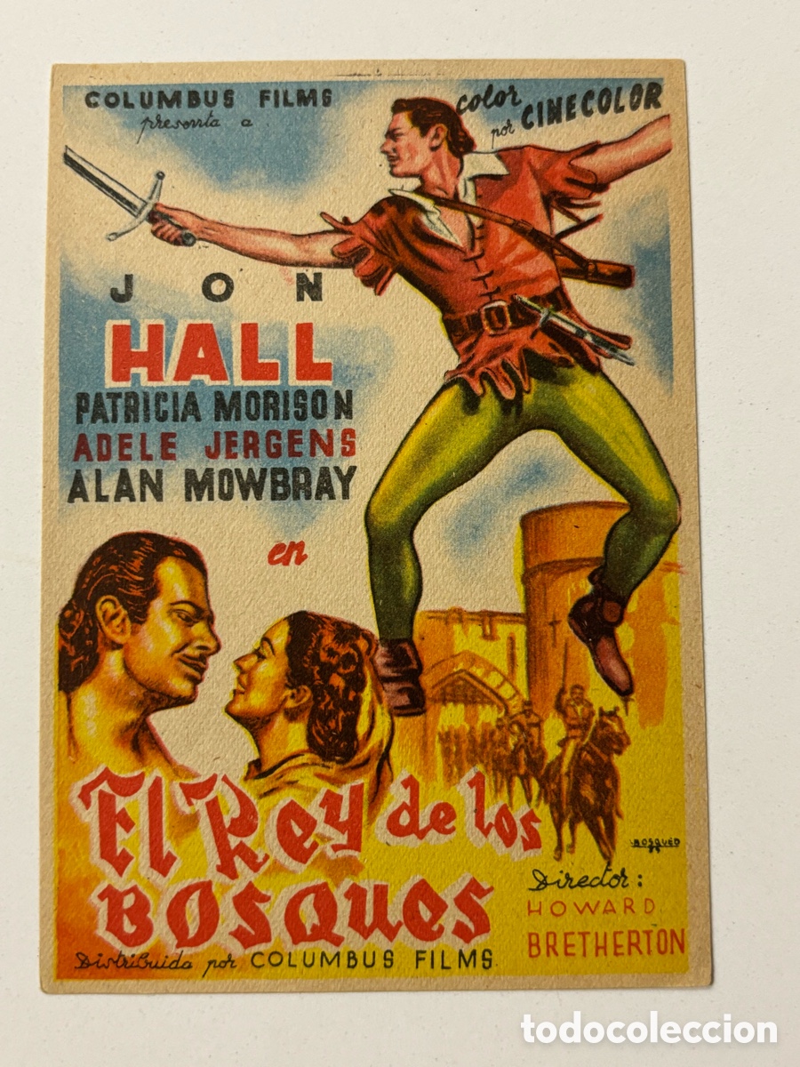 Cine: Programa el rey de los bosques Jon hall A19 - Foto 1