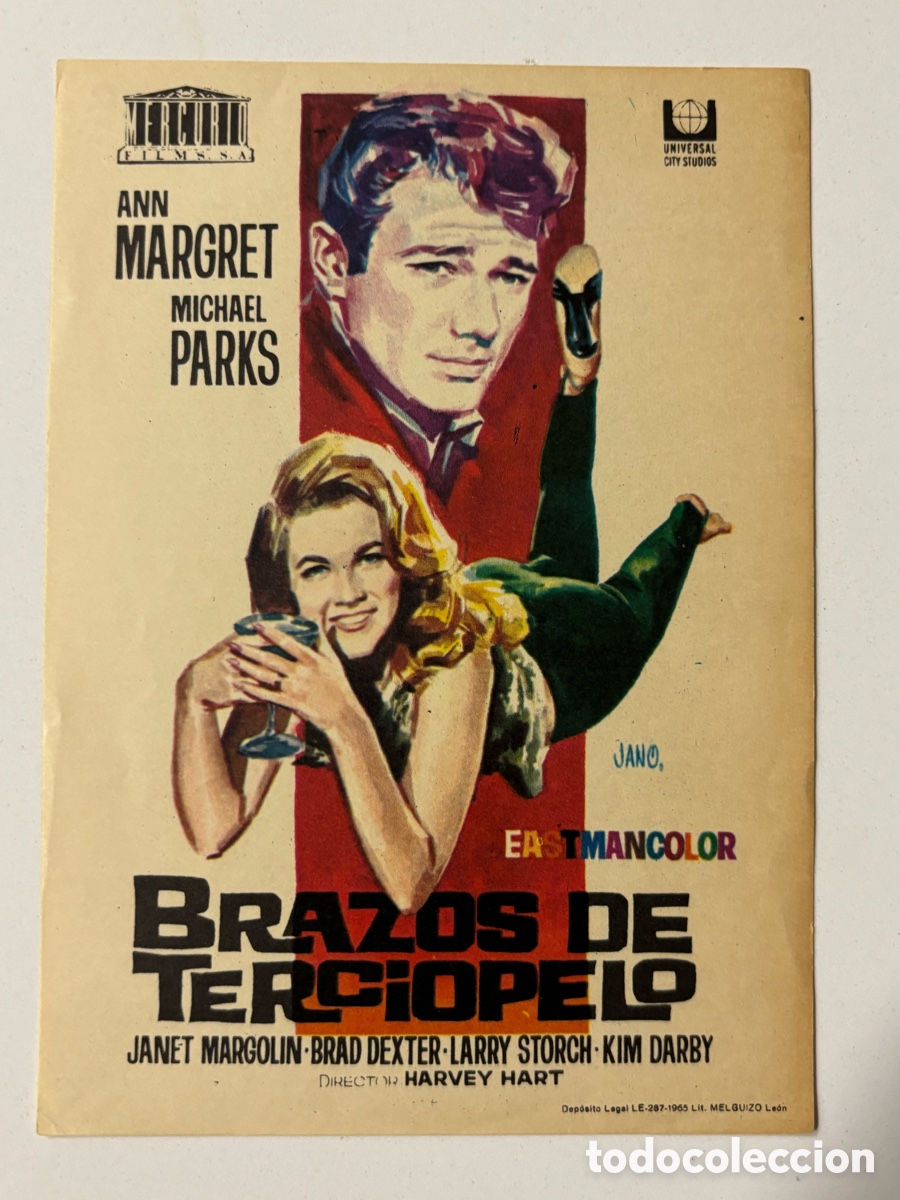 Cine: Programa brazos de terciopelo Ann Margret A19 - Foto 1