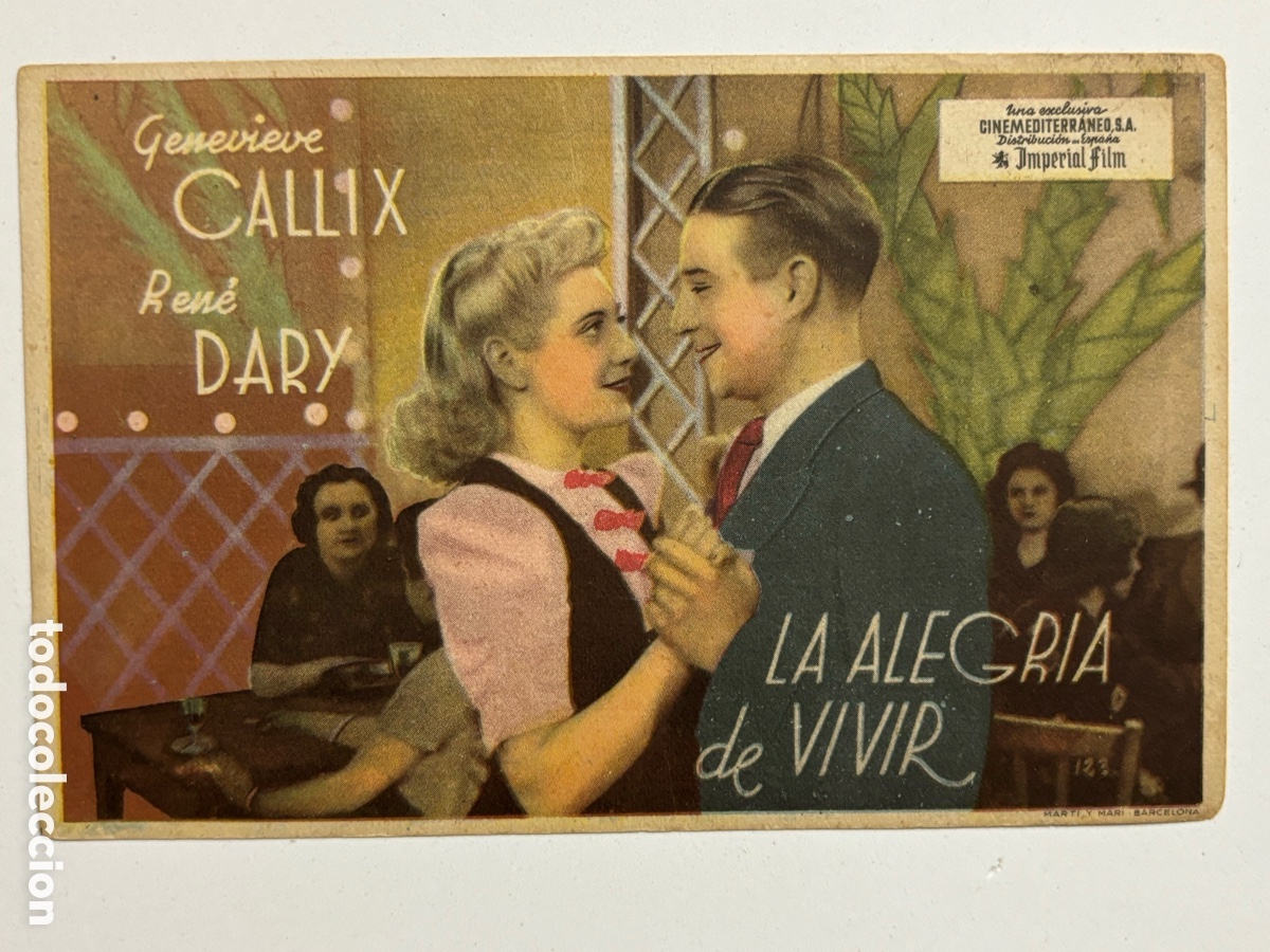 Cine: Programa la alegr&iacute;a de vivir Lucien Baroux A19 - Foto 1