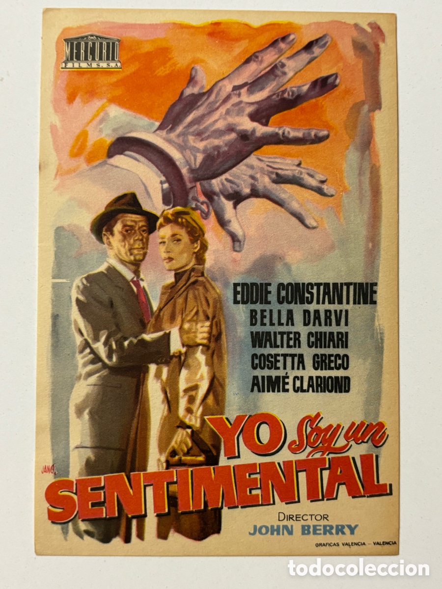 Cine: Programa yo soy un sentimental Eddie constantine A19 - Foto 1