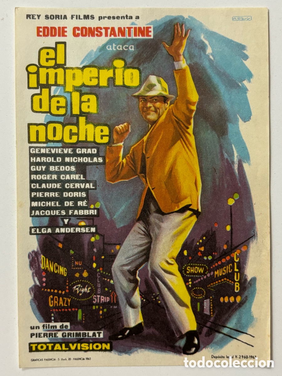 Cine: Programa el imperio de la noche Eddie constantine A19 - Foto 1