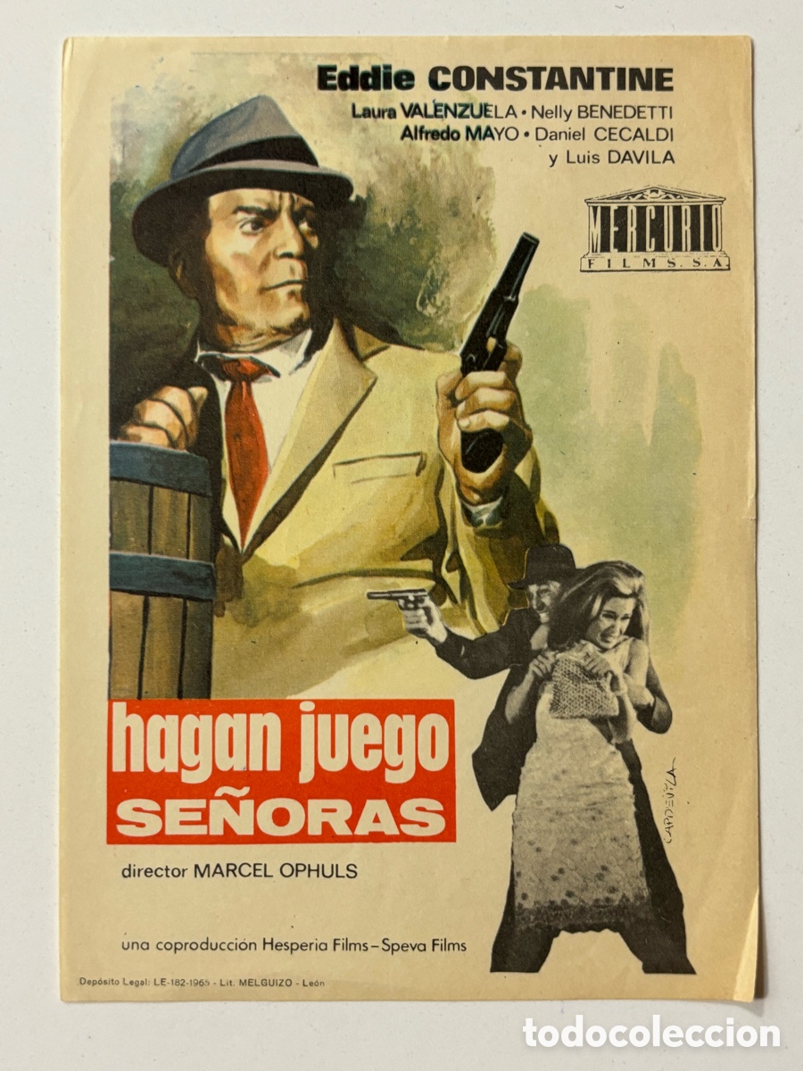 Cine: Programa hagan juego se&ntilde;oras Eddie constantine A19 - Foto 1