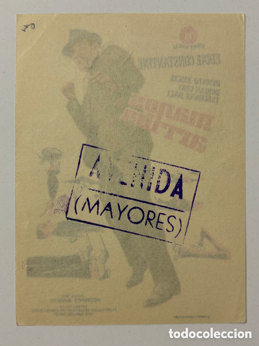 Cine: Programa manos arriba Eddie constantine con publicidad cine avenida A19 - Foto 2
