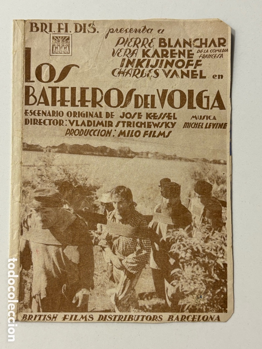 Cine: Programa los bateleros del Volga Pierre Blanchar A19 - Foto 1