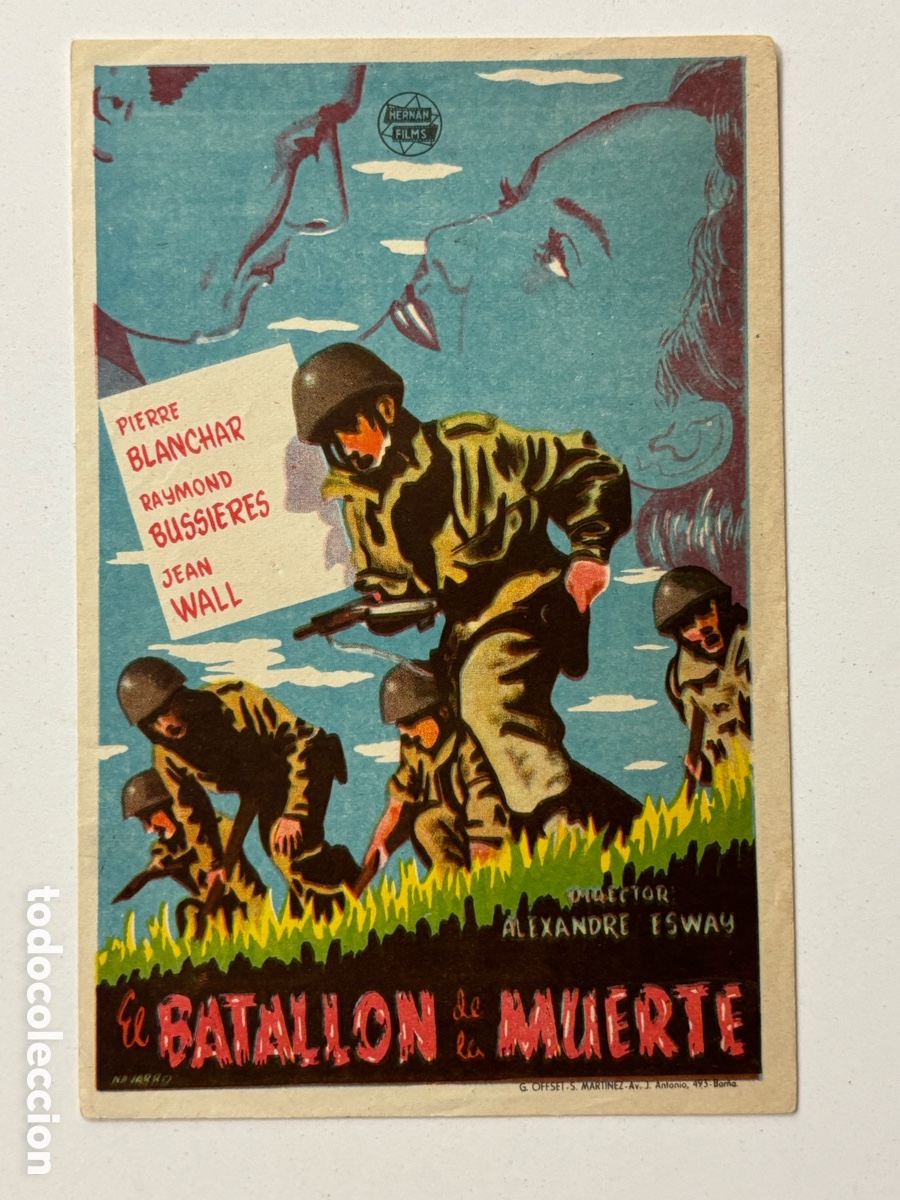 Cine: Programa el batall&oacute;n de la muerte Pierre Blanchar A19 - Foto 1
