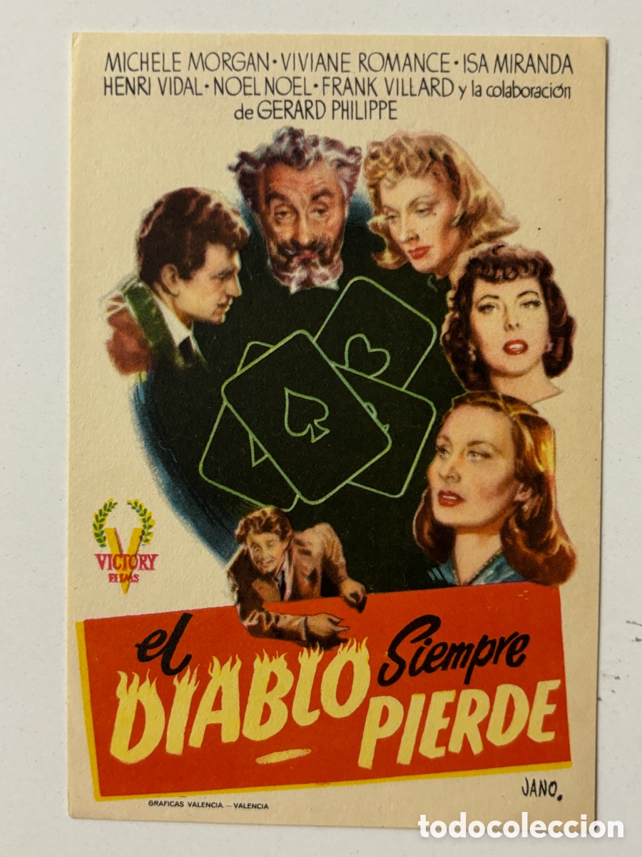 Cine: Programa el diablo siempre pierde michele morgan A19 - Foto 1