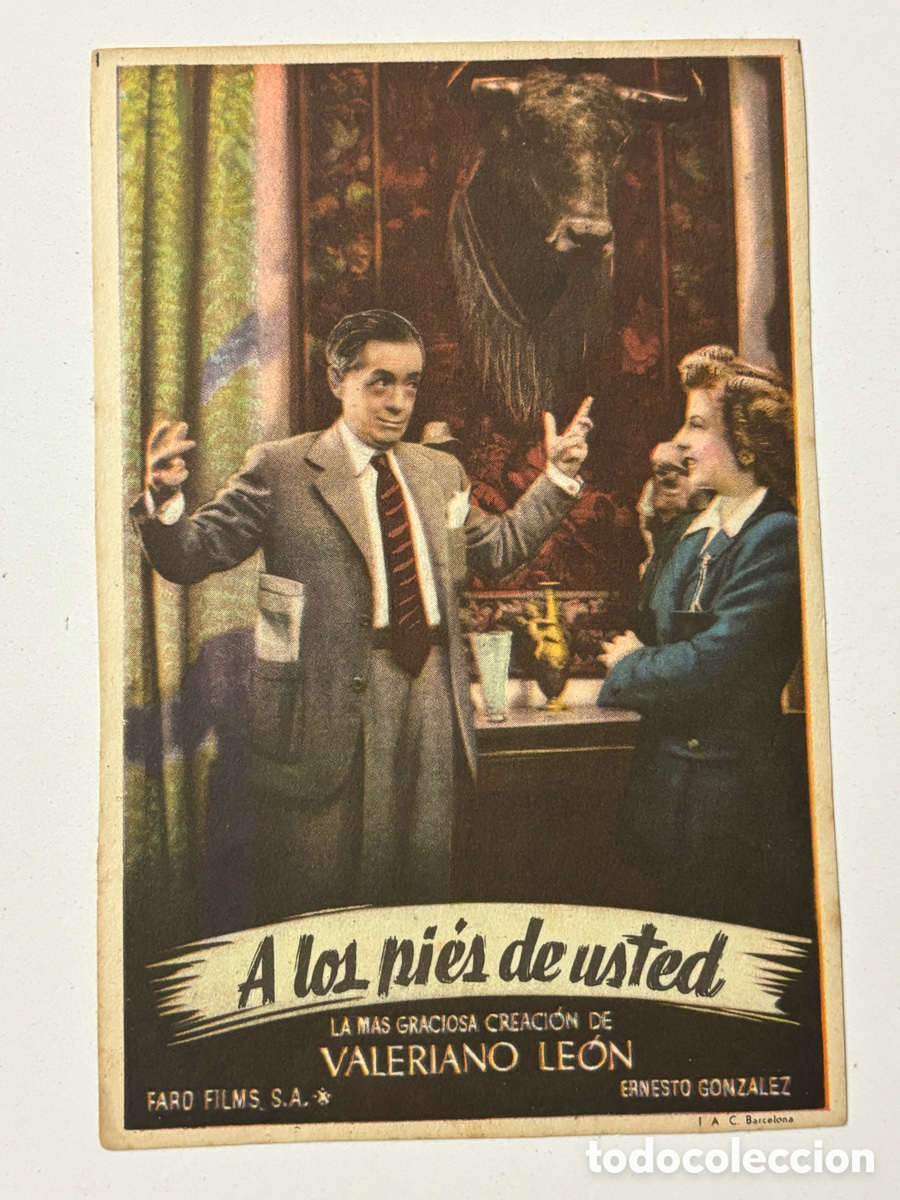 Cine: Programa a los pies de usted Valeriano leon A20 - Foto 1