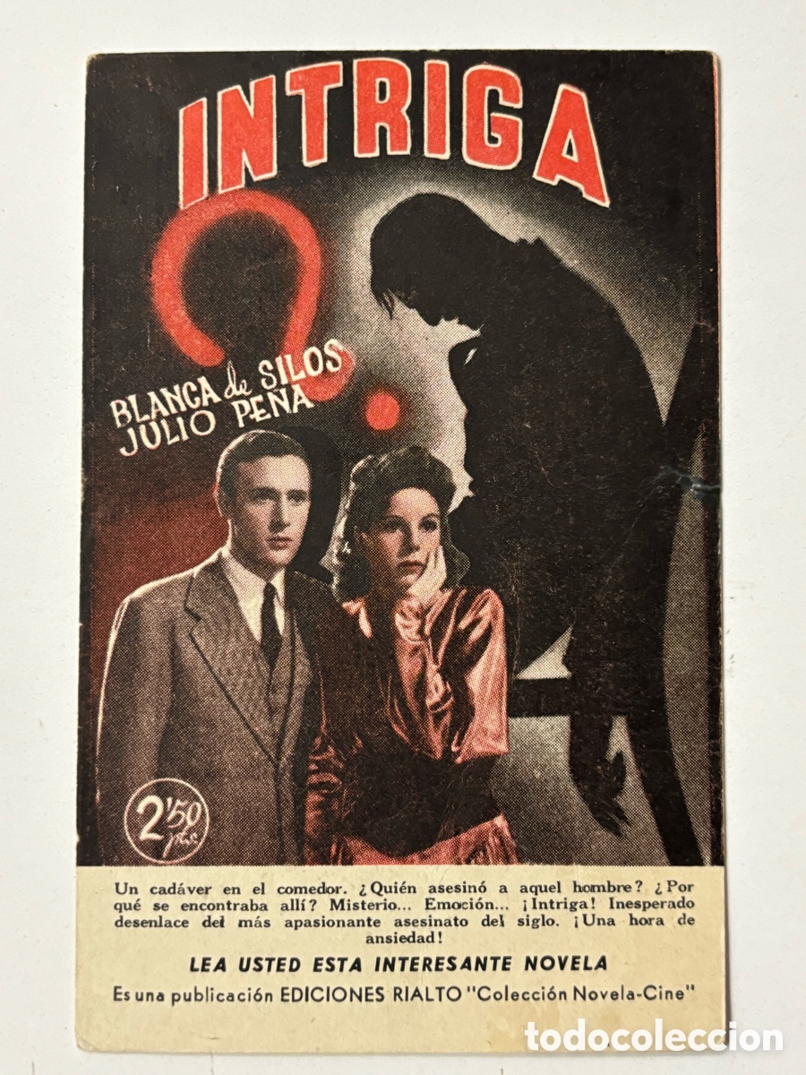 Cine: Programa tarjeta intriga Blanca de Silos A20 - Foto 1