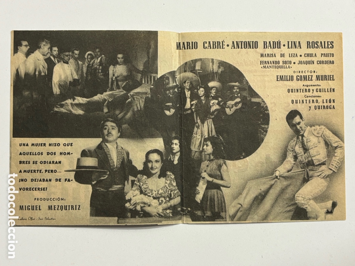 Cine: Programa tercio de quites Mario cabr&eacute; con publicidad cine Sur Mislata A20 - Foto 2