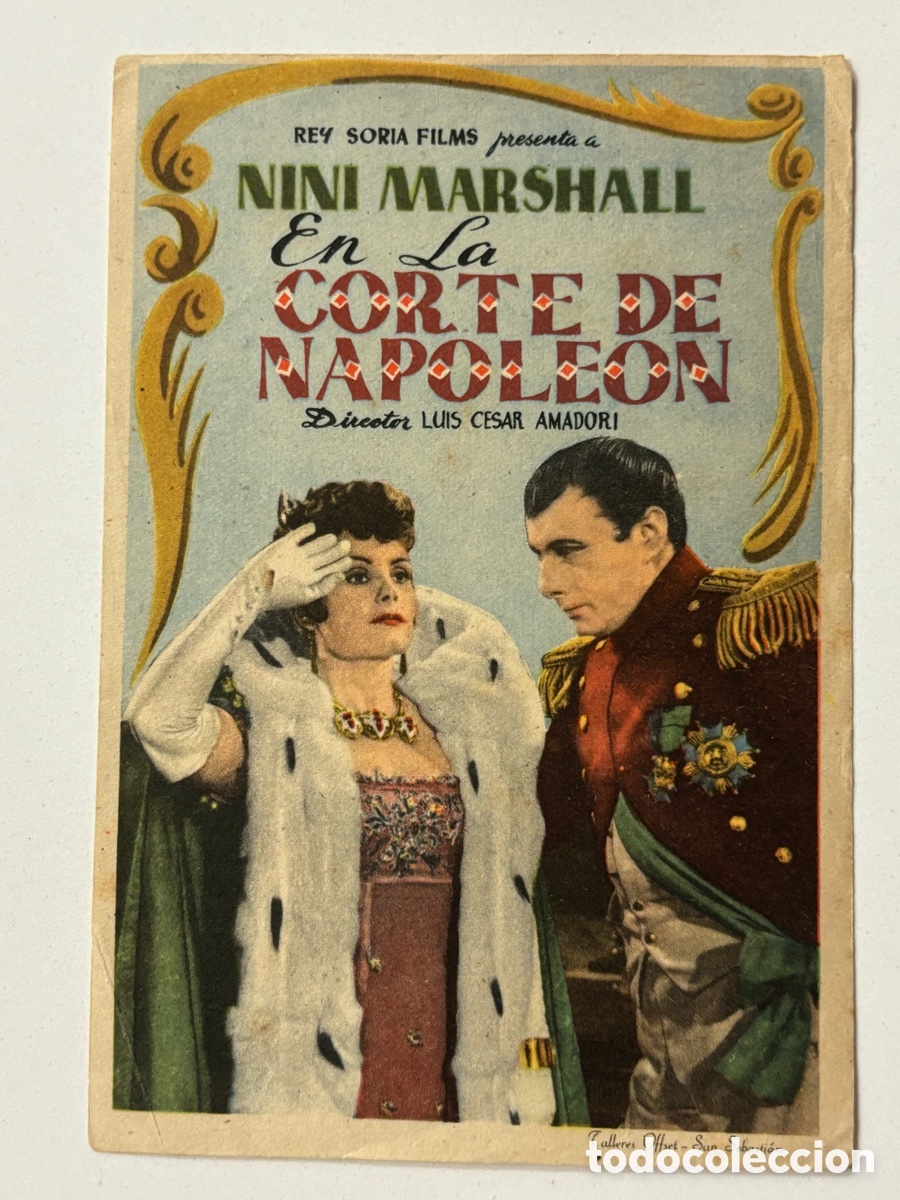 Cine: Programa en la corte de Napole&oacute;n Nini Marshall A20 - Foto 1