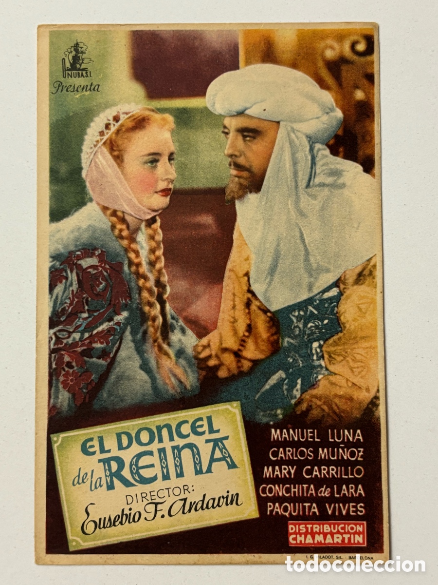Cine: Programa el doncel de la reina Manuel Luna A20 - Foto 1