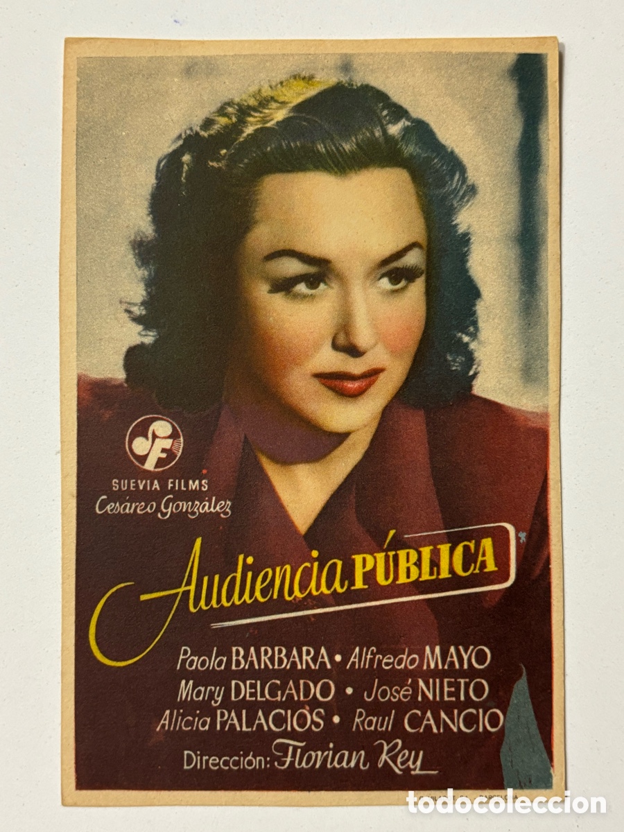 Cine: Programa audiencia p&uacute;blica Paola Barbara A20 - Foto 1