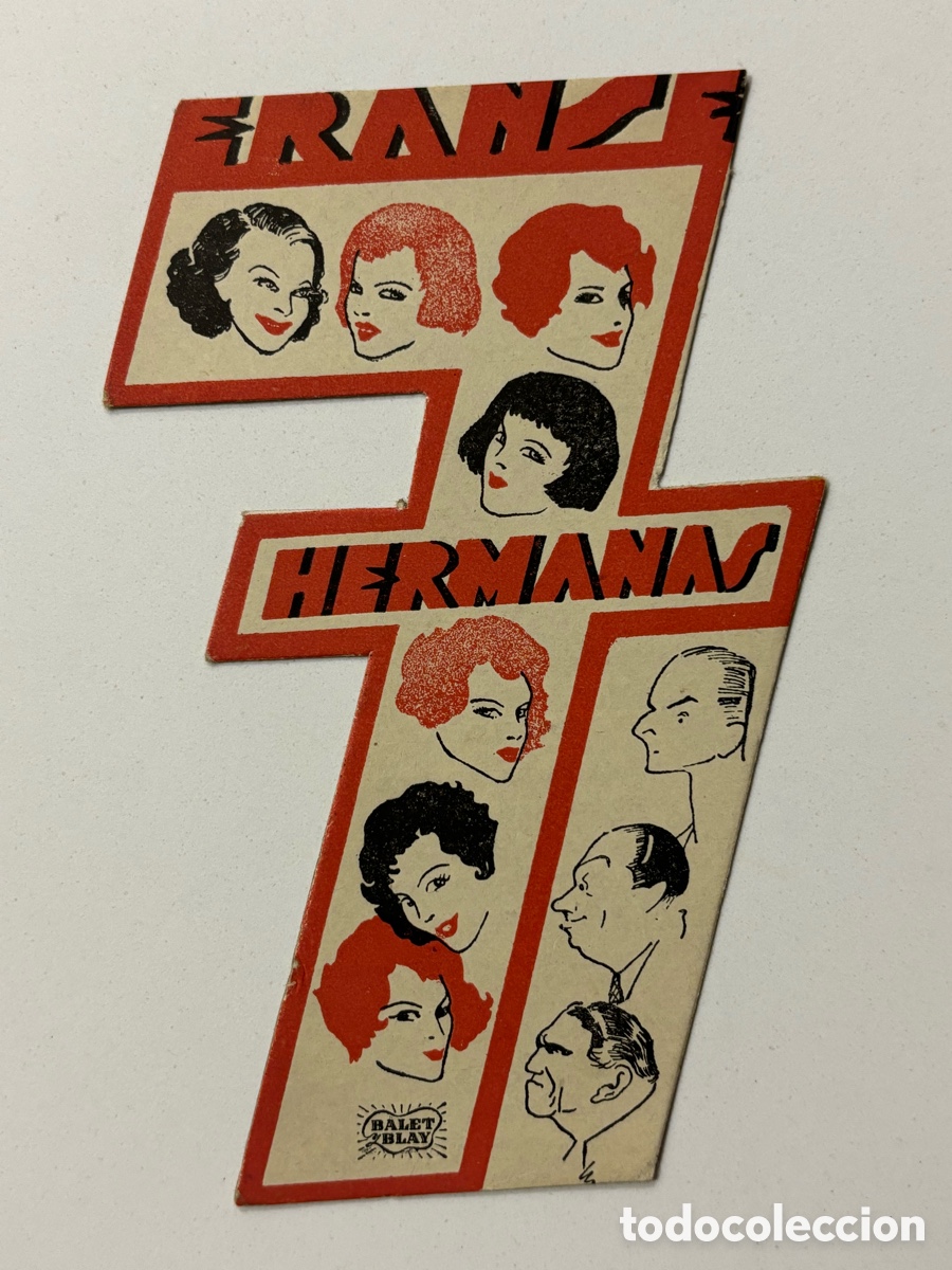 Cine: Programa troquelado Eranse 7 hermanas Paola Barbara A20 - Foto 1