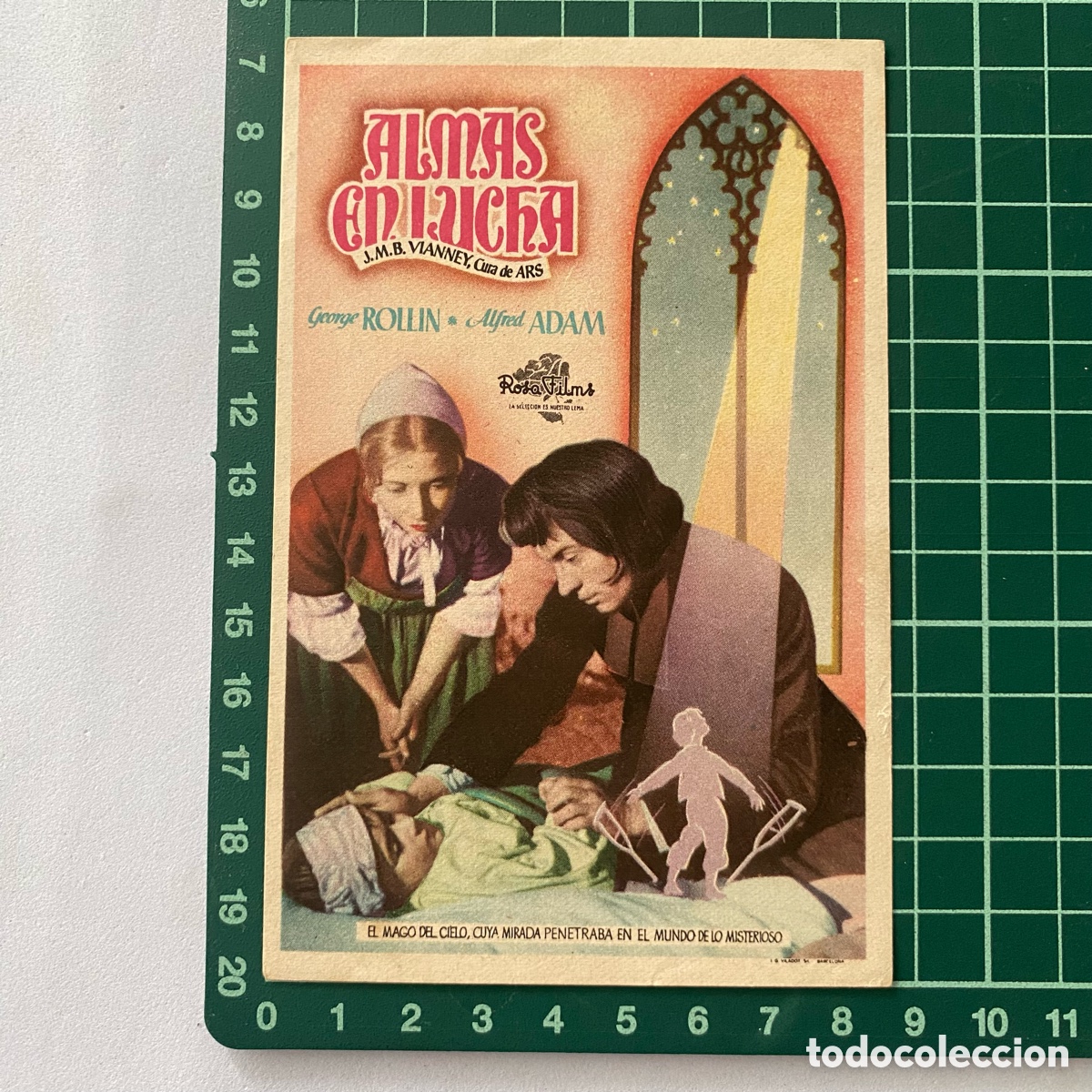 Cine: Programa de cine folleto de mano pelicula. Almas en lucha - Foto 1