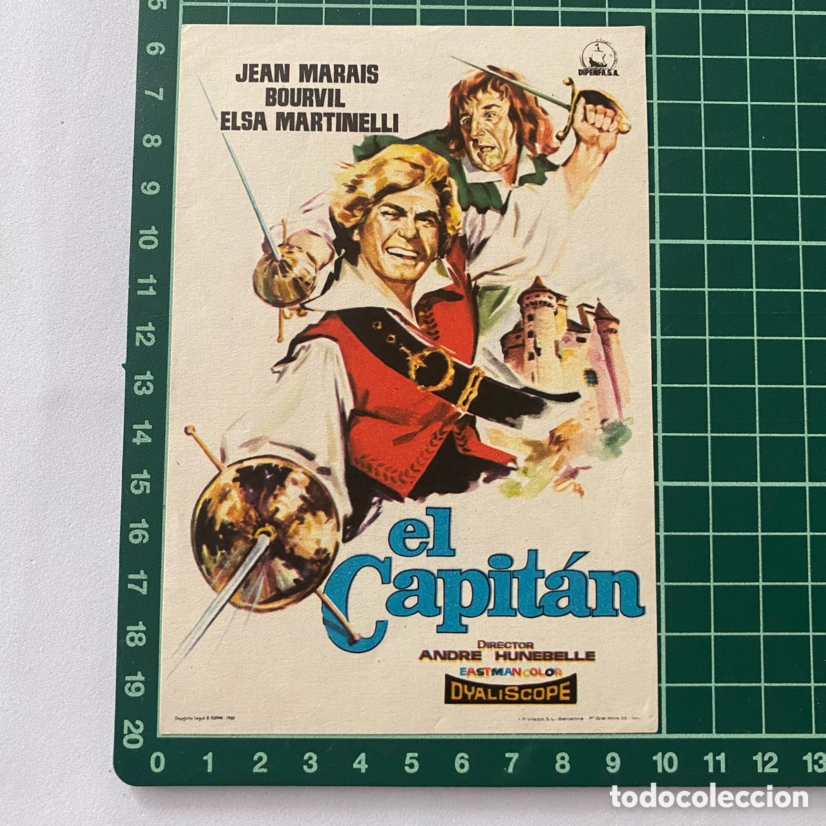 Cine: Programa de cine folleto de mano pelicula. El capitan - Foto 1