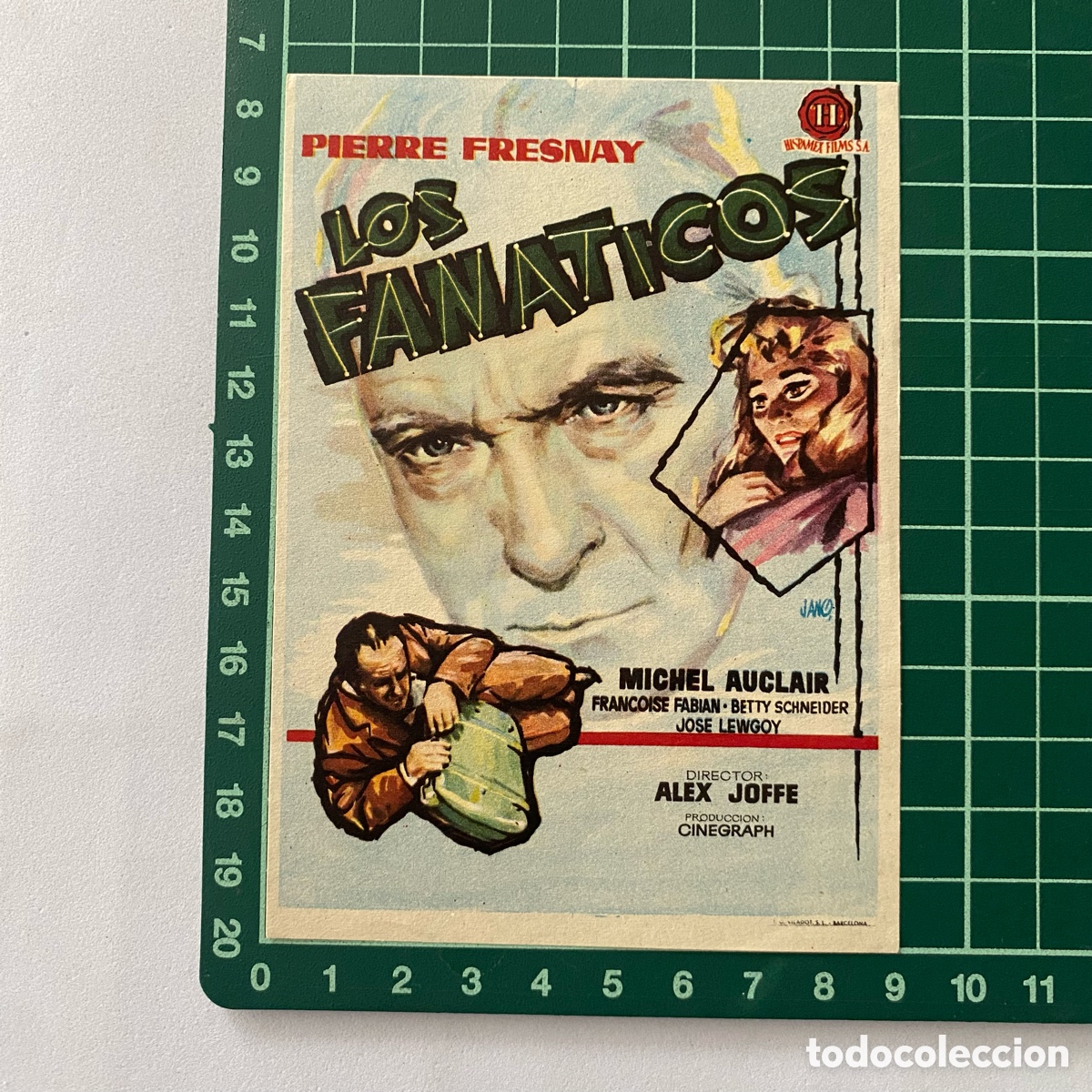 Cine: Programa de cine folleto de mano pelicula. Los fanaticos - Foto 1