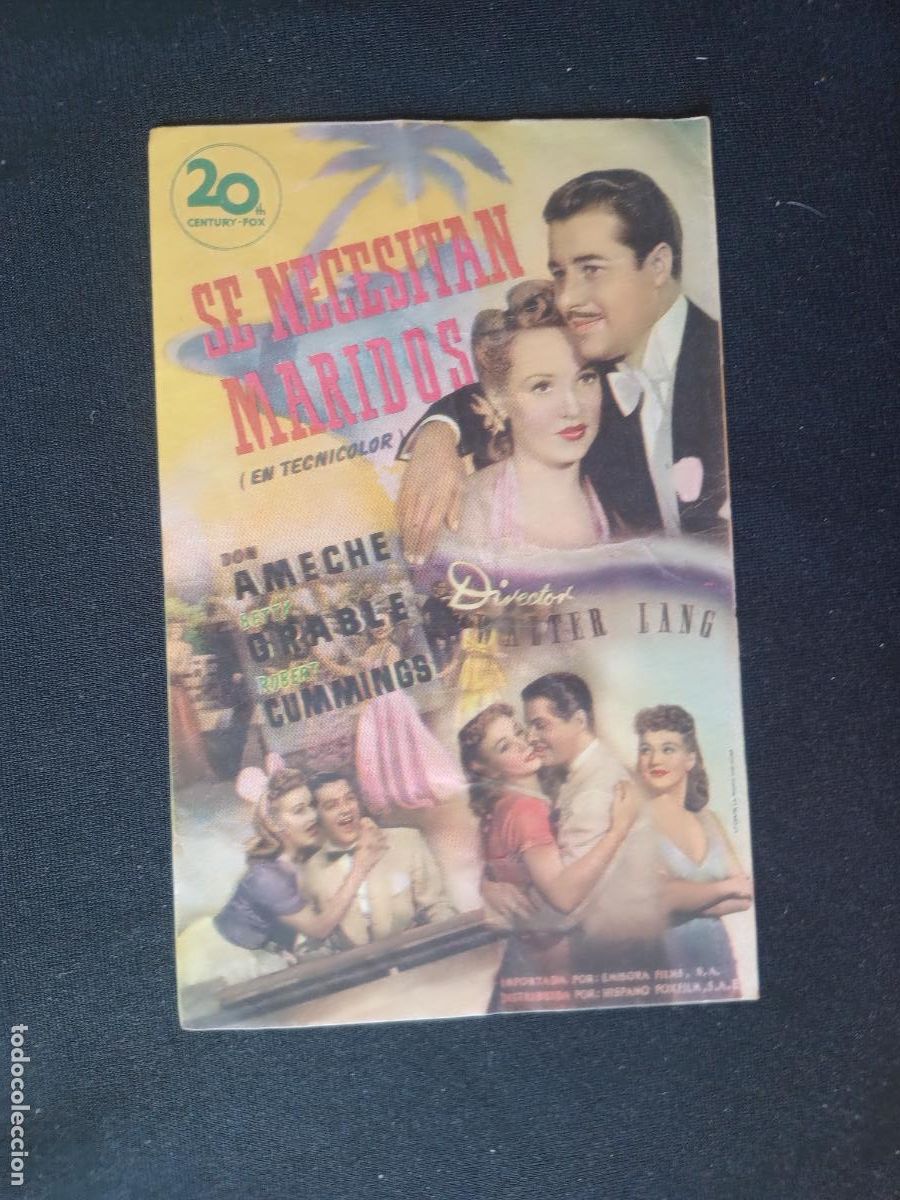 Cine: PROGRAMA DE CINE: SE NECESITAN MARIDOS - Foto 1
