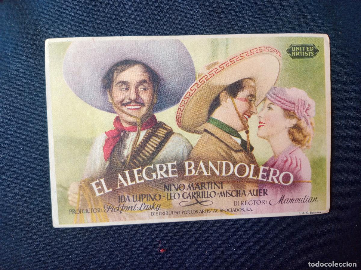 Cine: PROGRAMA DE CINE: EL ALEGRE BANDOLERO - Foto 1