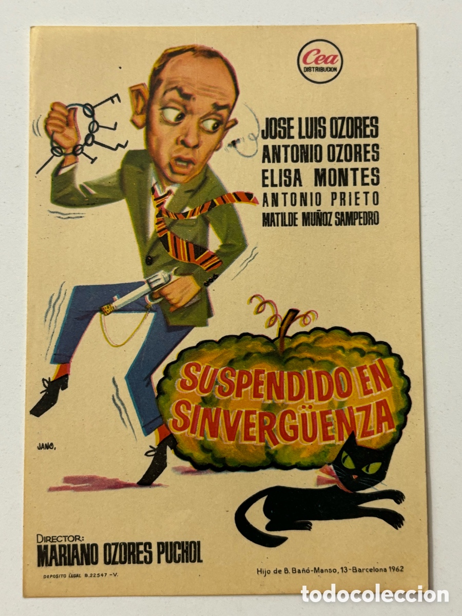 Cine: Programa suspendido en sinverg&uuml;enza Jos&eacute; Luis ozores A20 - Foto 1