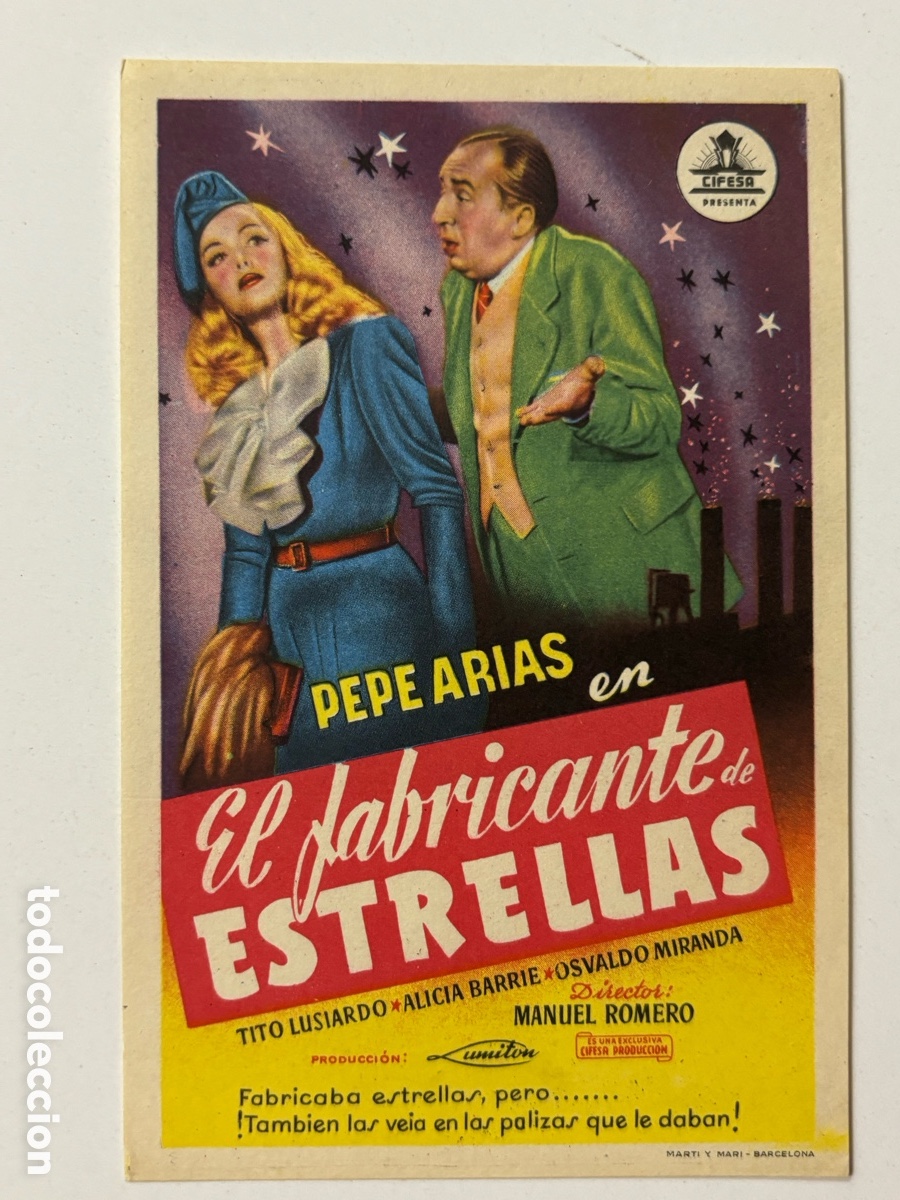 Cine: Programa cifesa el fabricante de estrellas Pepe Arias A20 - Foto 1