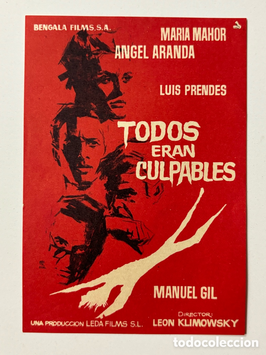 Cine: Programa todos eran culpables Mar&iacute;a mahor A20 - Foto 1