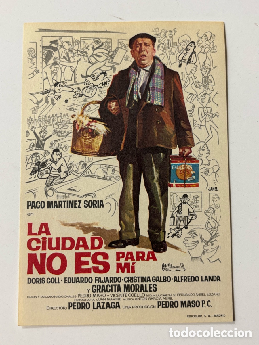 Cine: Programa la ciudad no es para mi paco Mart&iacute;nez Soria A20 - Foto 1