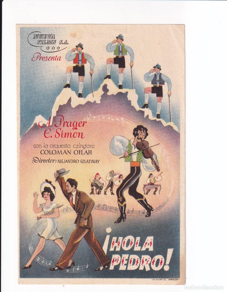 Cine: HOLA PEDRO : A. PRAGER - Foto 1