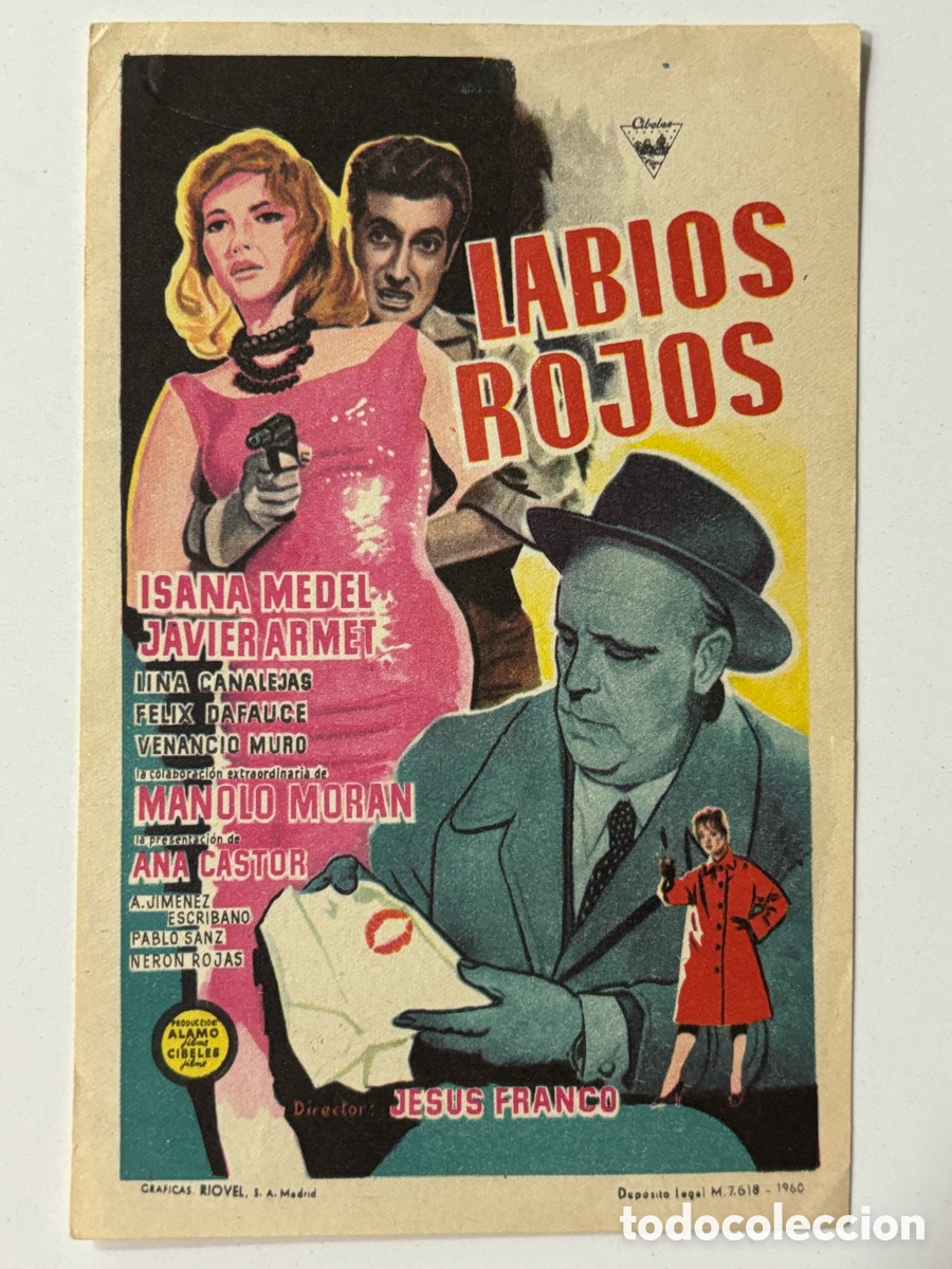Cine: Programa labios rojos Isana medel Manolo Mor&aacute;n A20 - Foto 1