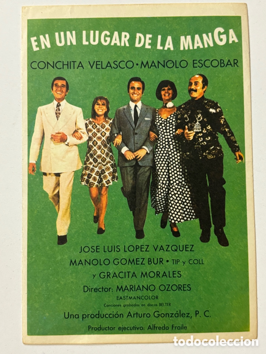 Cine: Programa en un lugar de la manga Manolo Escobar concha Velasco A20 - Foto 1