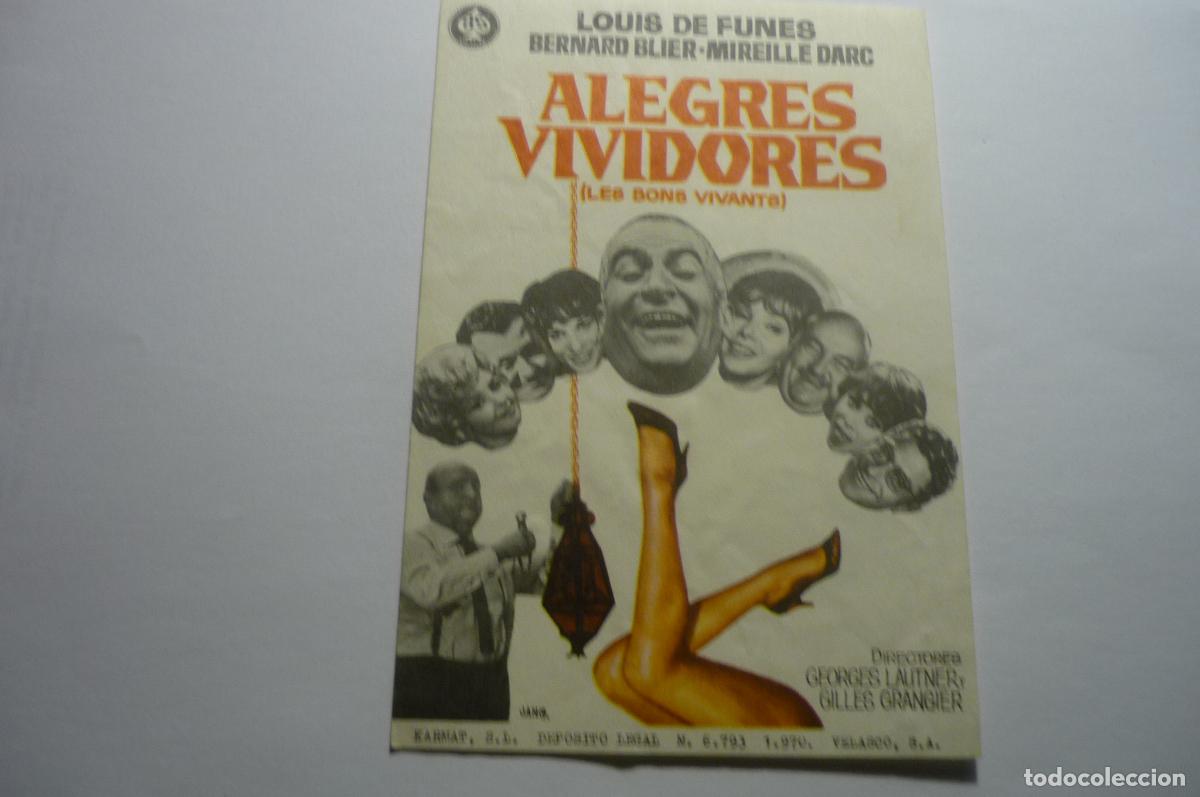Cine: PROGRAMA ALEGRES VIVIDORES LOUIS DE FUNES - Foto 1