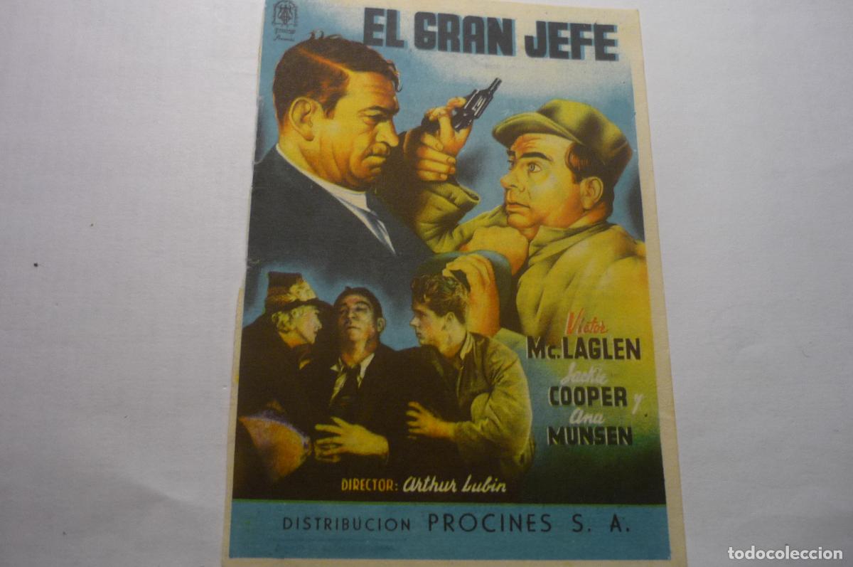 Cine: PROGRAMA EL GRAN JEFE JACKIE COOPER PUBLICIDAD - Foto 1