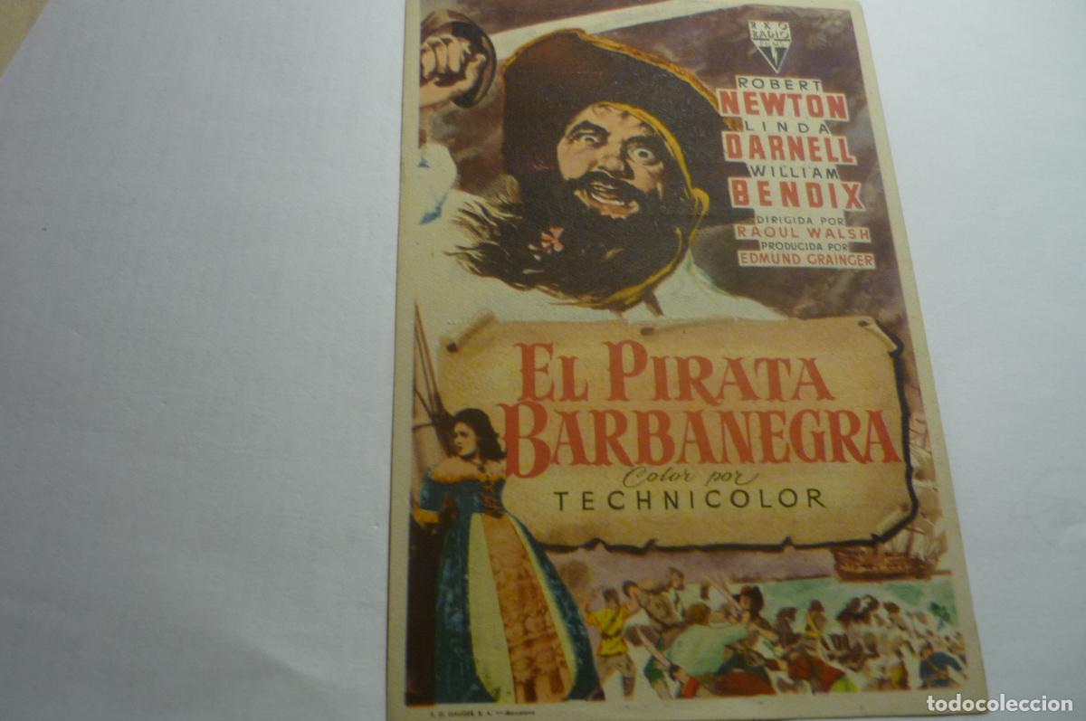 Cine: PROGRAMA EL PIRATA BARBANEGRA -ROBERT NEWTON PUBLICDAD - Foto 1