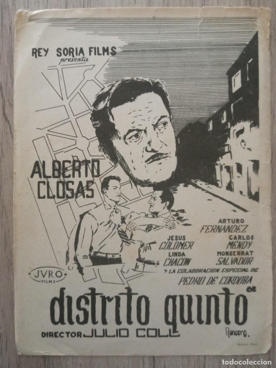 Cine: DISTRITO QUINTO, ALBERTO CLOSAS - Foto 1