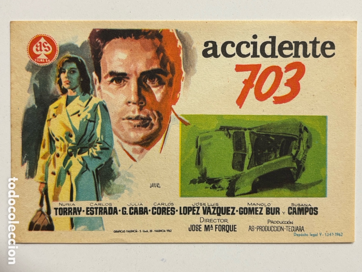 Cine: Programa accidente 703 Nuria torray A20 - Foto 1
