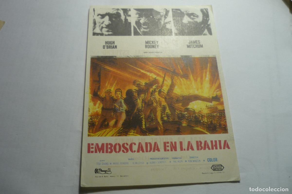 Cine: programa emboscada en la bahia,.mickey rooney publicidad - Foto 1