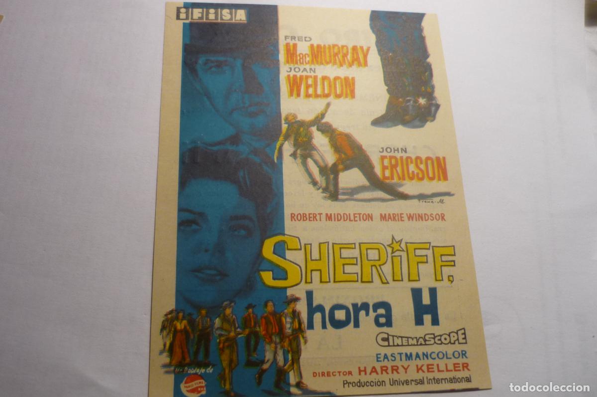 Cine: programa sheriff hora h fred mac murray publicidad - Foto 1