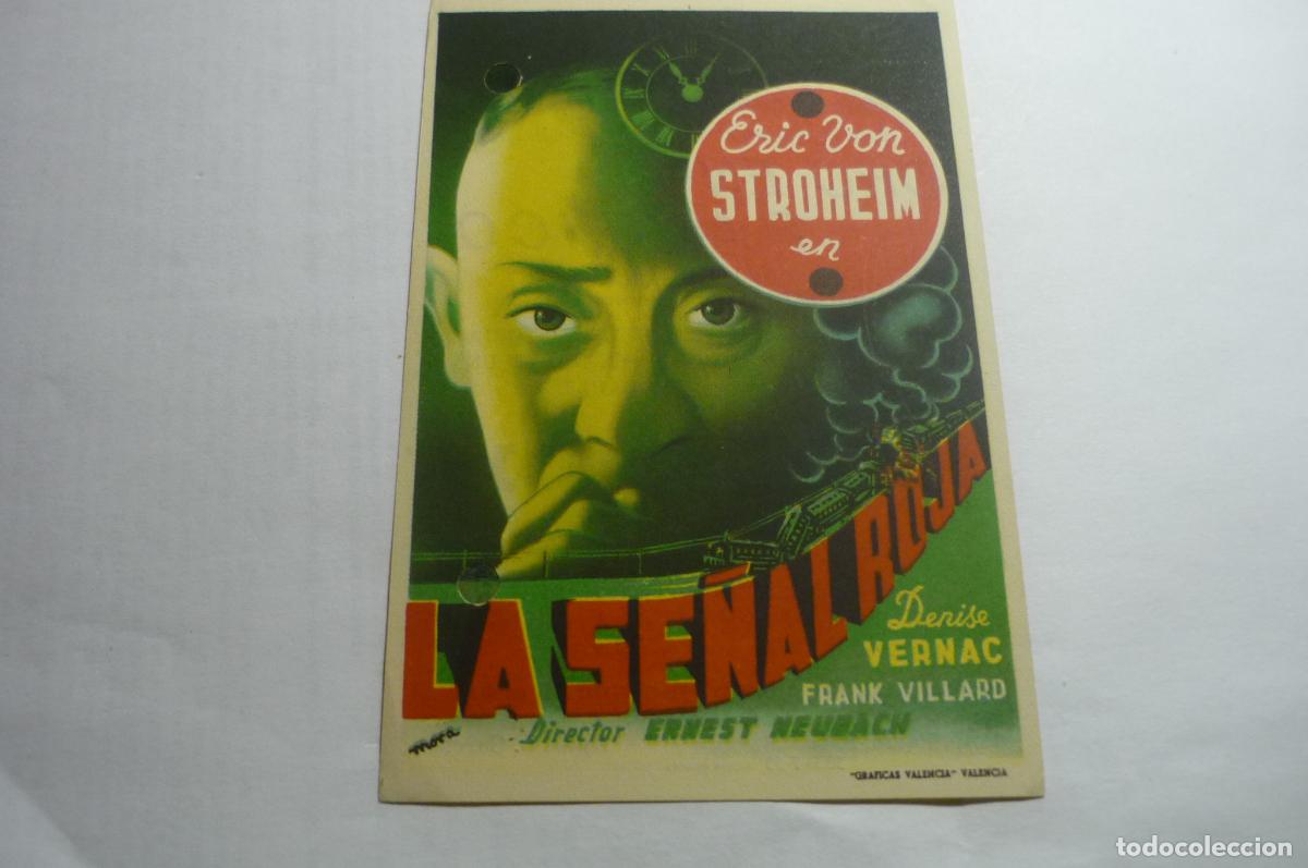Cine: programa la se&ntilde;al roja eric von stroheim publicidad coso zaragoza - Foto 1