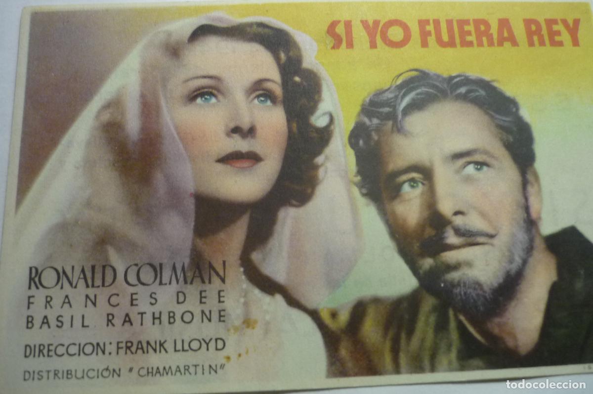 Cine: PROGRAMA SI YO FUERA REY-RONALD COLMAN PUBLICIDAD - Foto 1
