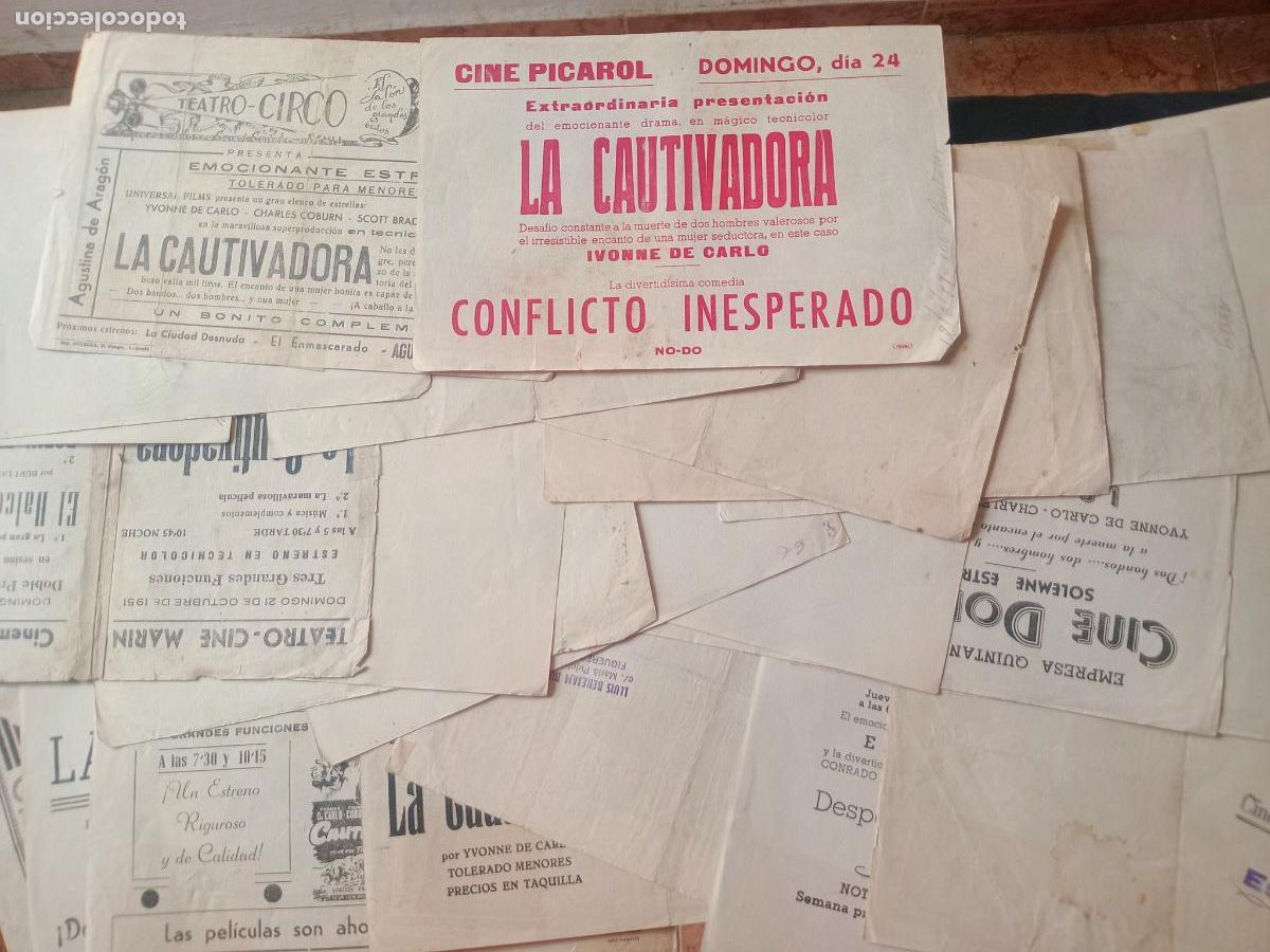Cine: 24 folletos de La Cautivadora - Foto 2