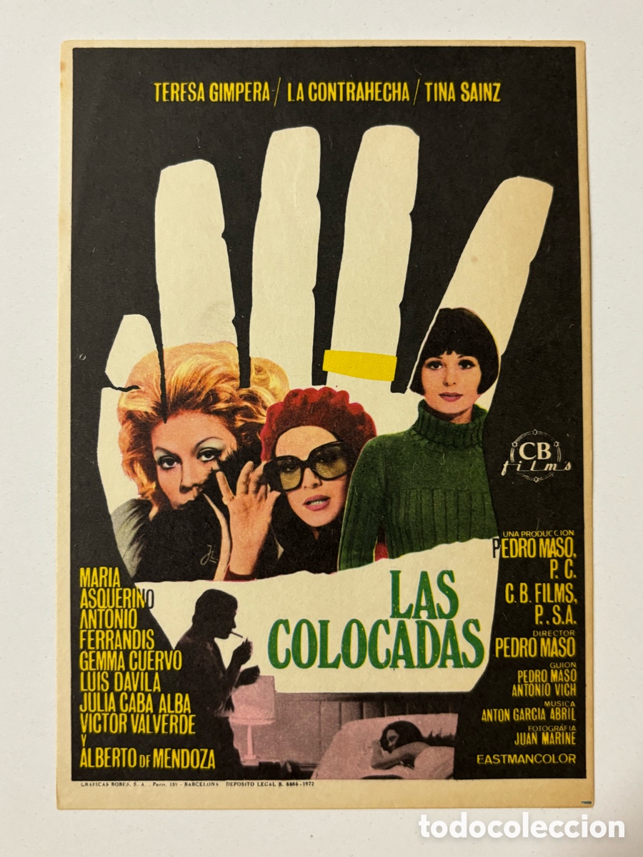 Cine: Programa las colocadas Teresa Gimpera A20 - Foto 1